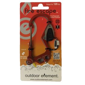 Fire Escape - Fire Starting Multi-tool Carabiner Specialty Versions (Color: Colorado RedRocks)