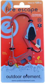 Fire Escape - Fire Starting Multi-tool Carabiner Specialty Versions (Color: Shenandoah RedRocks)