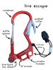 Fire Escape - Fire Starting Multi-tool Carabiner