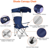 Foldable Canopy Camping Chair