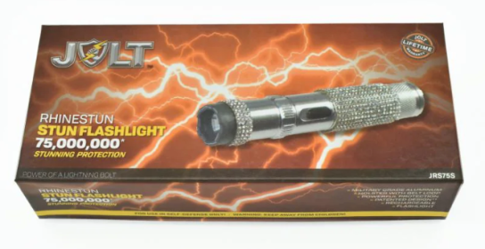 RhineStun 75,000,000* Stun Flashlight (Color: Silver)