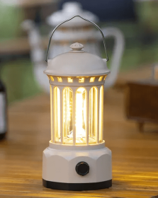 400 Lumens Retro Camping Lights (Style: L800B-White)