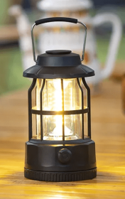 400 Lumens Retro Camping Lights (Style: L801B-Black)