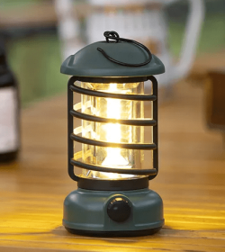 400 Lumens Retro Camping Lights (Style: L803B-Green)