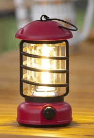 400 Lumens Retro Camping Lights (Style: L803B-Red)