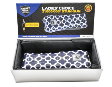 Ladies' Choice 21,000,000* Stun Gun (Color: Quarterfoil Navy)