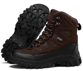 Men's Tactical Hiking Boots (Color & Size: Color: Brown, Size: 39)