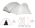 Naturehike Mongar 2 Ultralight 20D Nylon (2 Person Camping Tent)