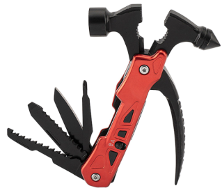 Multi-Function Hammer Tool (Color: Red)