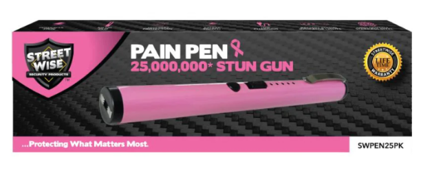 Pain Pen 25,000,000* Stun Gun (Color: Pink)