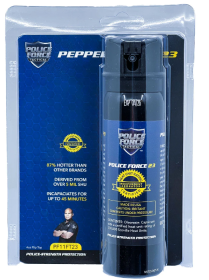 Police Force 23 Stream Pepper Spray Flip Top (Size: 4oz)