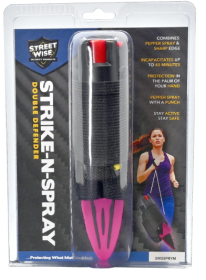 Strike-n-Spray Double Defender (Color: Magenta)