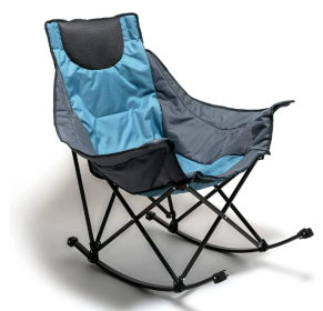 Sunnyfeel Rocking Camp Chair (Color: Blue)