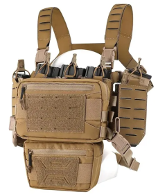 Tactical Molle Vest (Color: Brown)