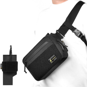 Tactical EDC Waist Bag (Color: Black)