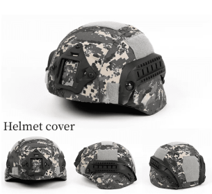 Military Tactical Helmet Cover (Color: City Camouflage)