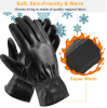 Unisex Leather Winter Gloves