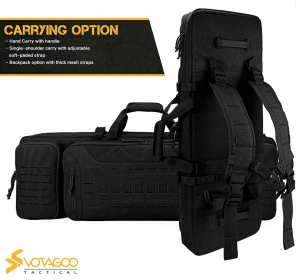 Votagoo Double Rifle Case (Color & Size: Color: Black, Size 42")