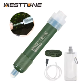 Westtune Water Filter Straw (Color: Army Green)