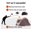 EchoSmile 2 Person Pop-Up Camping Tent