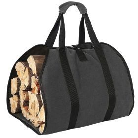 Alotoa Firewood Tote Bag (Color: Black)