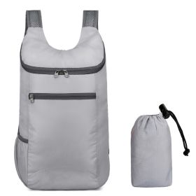 Lightweight Outdoor Backpack (Color: Grey)