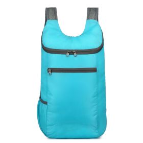 Lightweight Outdoor Backpack (Color: Light Blue)