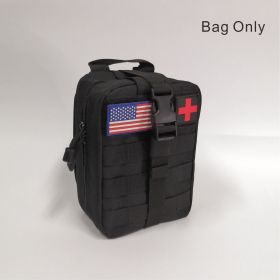 MOLLE Tactical First Aid Bag (Color: Black)