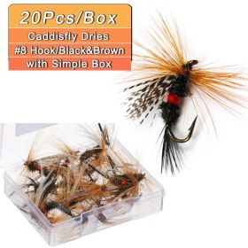 Insect Fishing Lures (Flies) (Quantity: 20Pcs)