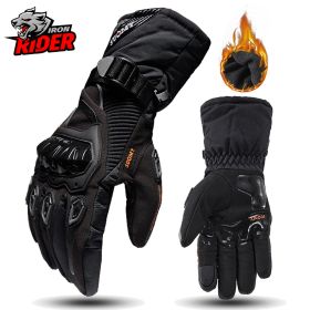 Thermo Grip Insulated Motorcycle Gloves (Color: WP-02 Black Gloves)