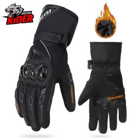 Thermo Grip Insulated Motorcycle Gloves (Color: WN-01 Black Gloves)