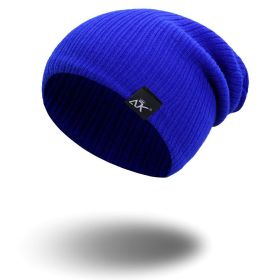 COKK Knitted Beanie Women's Hat (Color: Blue)