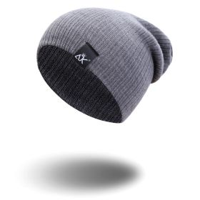 COKK Knitted Beanie Women's Hat (Color: Gray)