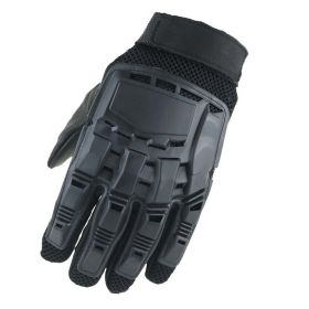 Armored Fingerless Gloves (Color: Full Finger Black)