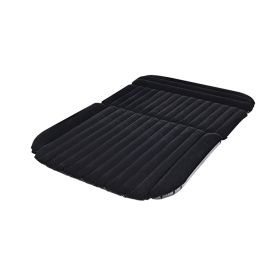 Gymax Inflatable CAR/SUV Air Backseat Mattress w/Pump (Color: Black)