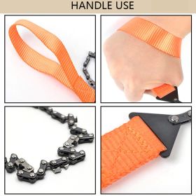 11/33 Teeth Survival Hand Chain Saw (Teeth Per Inch: 33 Teeth)