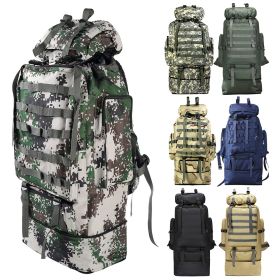 Large Military Camping Backpack (100L) (Color: Green)