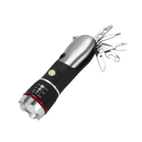 iMounTEK 8-in-1 Multi Survival Tool (Color: Black)