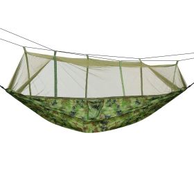 2 Persons Hammock with Mosquito Net (600 lbs. Capacity) (Color: Camouflage)