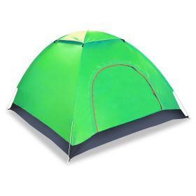 4 Persons Camping Tent (Color: Green)