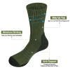 Men's Moisture Wicking Socks (5 Pairs / Pack)