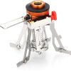 Portable Backpacking Stove With Piezo Ignition