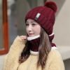 Winter Beanie Hat Scarf Set for Women