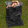 Portable Double-Person Waterproof Sleeping Bag W/ 2 Pillows