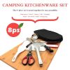 Camp Kitchen Cooking Utensil Set (8PCs)