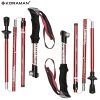 KORAMAN Collapsible Trekking Poles (w/ Carrying Bags)