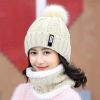 Winter Beanie Hat Scarf Set for Women