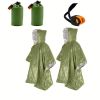 2pcs Emergency Blanket Poncho